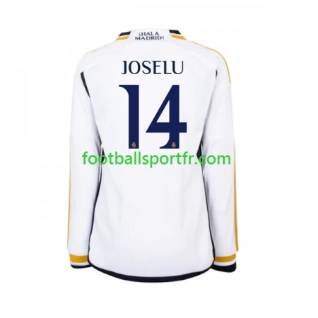 Tenue Real Madrid JOSELU 14 Domicile 2023-2024 Maillot de Foot ML